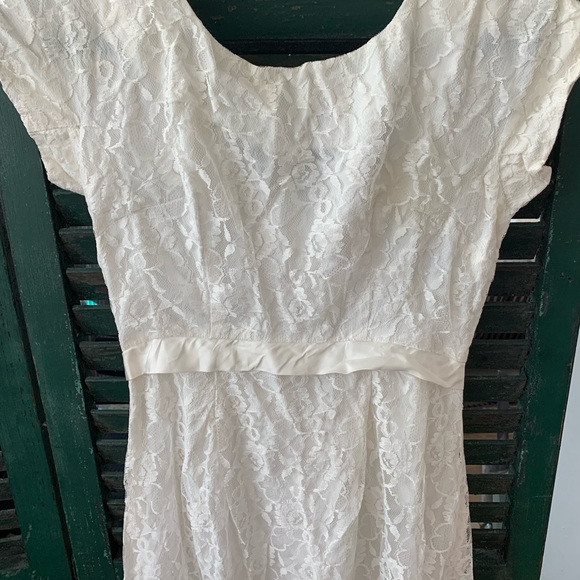 Vintage Wedding Dress- Emma Domb of California 1950s vintage size Medium - Picture 11 of 12